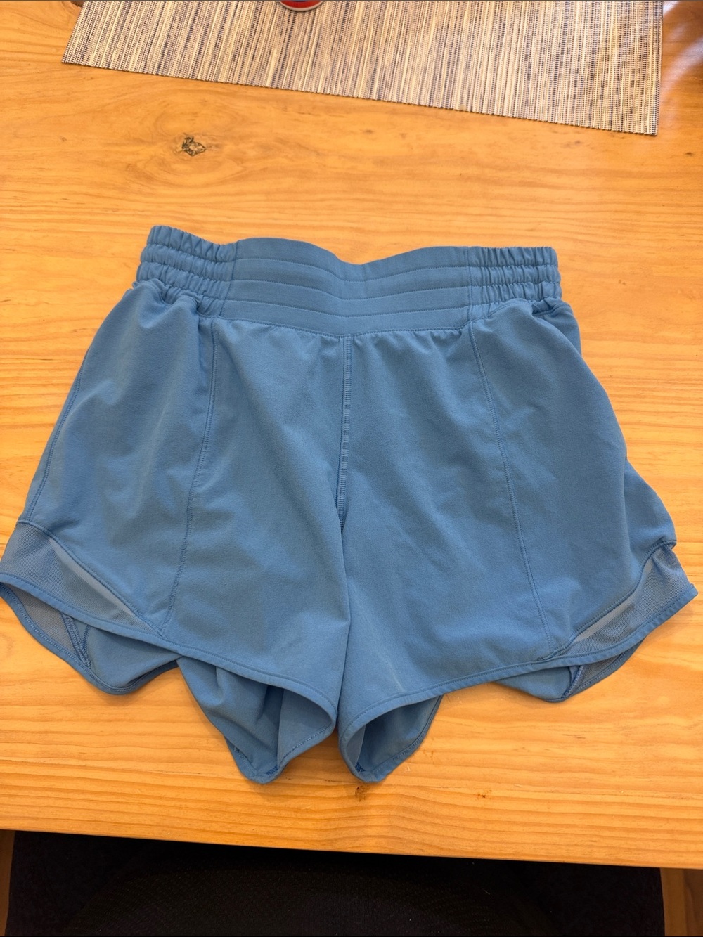 Lululemon Hotty Hot Women's High-Waist Athletic Shorts - Blue Size 4